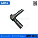 Precision A067 L rod connection block for industrial bag closer