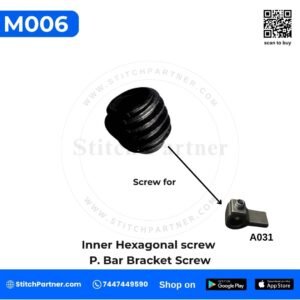 M006 inner hexagonal presser bar bracket screw for GK9 portable bag closer