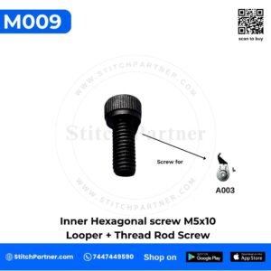 M009 M5x10 socket head cap screw for GK9 portable bag closer