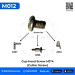 M012 M3x4 cup-head screw for GK9 portable bag closer