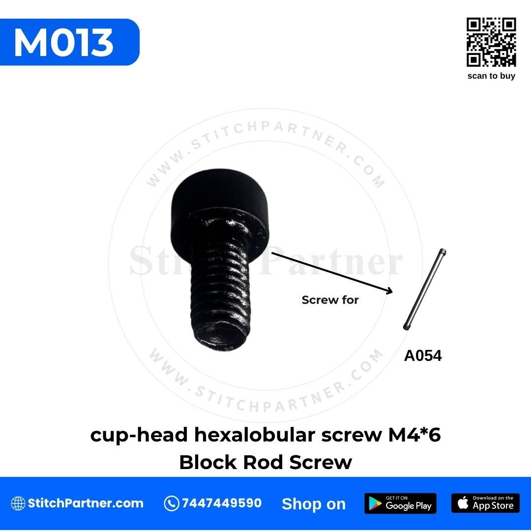 m013-m4x6-cup-head-hexalobular-screw-gk9.webp M013 M4x6 cup-head hexalobular screw for GK9 portable bag closer
