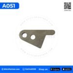 Hardened thread trimming blade for portable bag closer