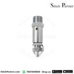 1/4 inch safety relief valve metal body steel polished finish