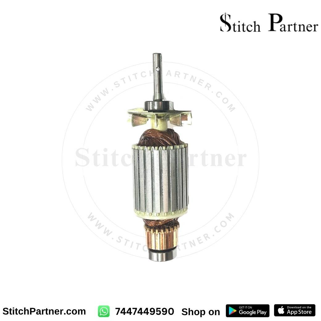 125mm-fabric-cutting-machine-armature.jpg 125mm electric fabric cutting machine motor rotor