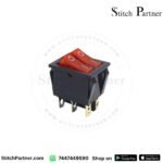6-pin 20A rocker switch for industrial steam iron control panel