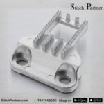 Automatic sewing machine metal feed dog for smooth fabric feeding