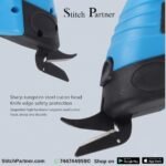 Cordless fabric cutter with tungsten steel cutting blade
