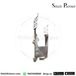 Industrial sewing machine binding folder for garment edge finishing