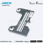 Industrial overlock needle plate compatible with Jack E4S and C4