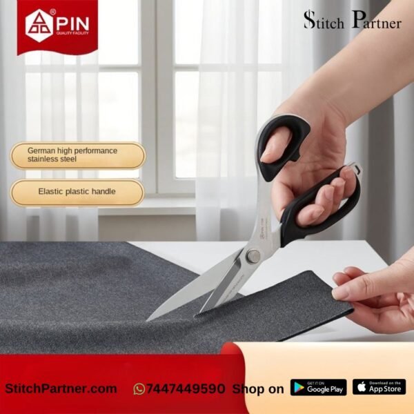 PIN-7300 industrial garment cutting shears for tailoring and textile work
