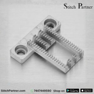 Metal feed dog compatible with Singer 2250 and 2263 sewing machines
