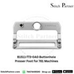 781-style buttonhole machine presser foot replacement