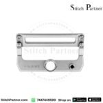 Buttonhole presser foot work clamp top view
