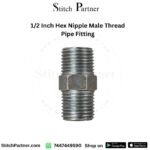 1/2 inch hex nipple male threaded pipe fitting