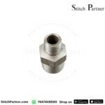 Threaded reducing nipple for air and fluid connections
