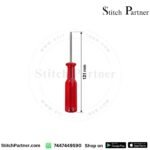 1.5 Red Screwdriver for Overlock Sewing Machine - छवि 2