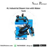 4L industrial steam iron with gravity-feed water tank