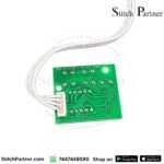 Industrial sewing machine display board with 4-pin connector