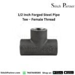 Forged steel tee fitting for industrial piping