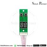 DB-P05-002-16 digital LED control panel PCB with 7-pin wire harness