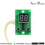 LED speed control display panel PCB with wiring harness for lockstitch sewing machine