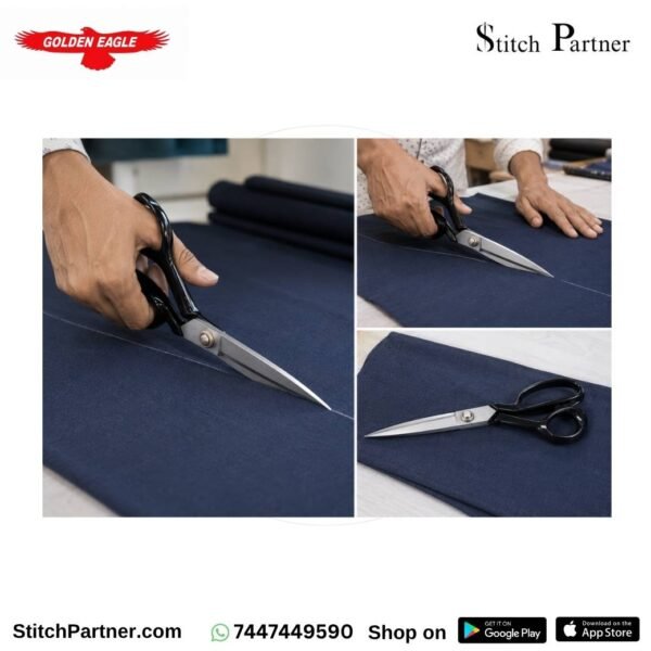 Golden Eagle Cloth Cutting Scissors pivot assembly detail