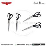 Professional offset handle cloth cutting shears