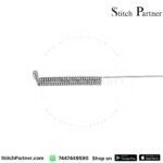 Steam hose antenna spring for ironing table