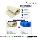 Steam permeable foam sheet for vacuum table