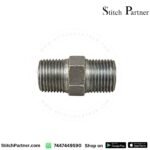 1/2 inch hex nipple with central wrench section