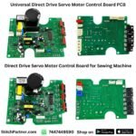 Servo motor controller PCB for direct drive sewing machine