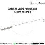 Antenna spring for hanging steam iron pipe