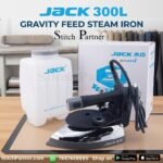 JACK 300L gravity feed steam iron for professional garment pressing