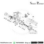 SS-6152440 Screw for Juki MB-372 Button Machine - छवि 4