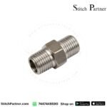 1/4 inch hex pipe nipple side view
