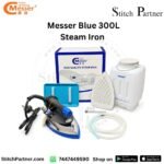 Messer Blue 300L gravity feed steam iron with water bottle