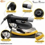 Messer 300L Full Hole Steam Iron – gravity-feed setup