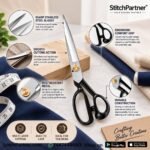 Pily 12 inch professional tailor scissors with steel blades