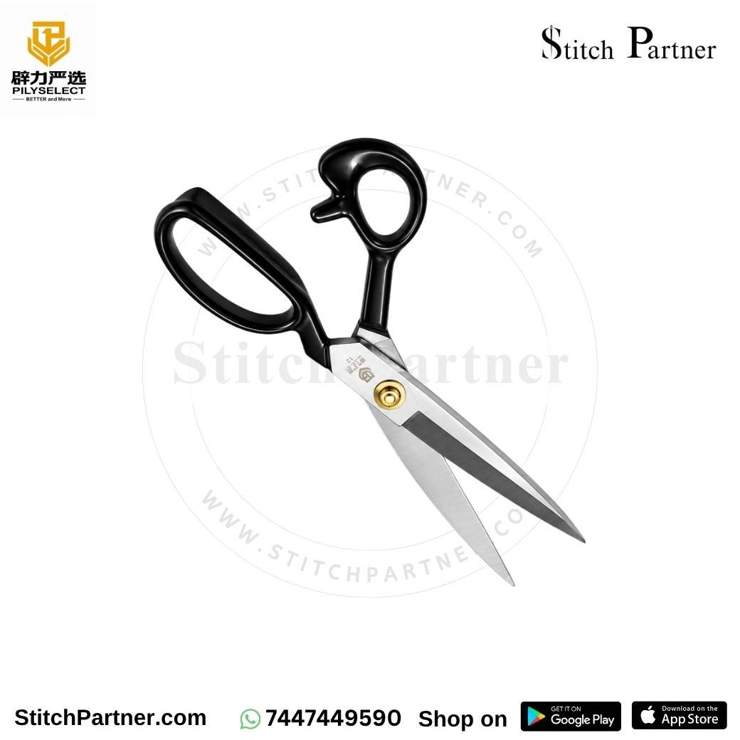 Pily 12 inch professional cloth cutting scissors with steel blade
