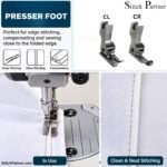 8-Piece Presser Foot Combo Set for Single-Needle Lockstitch Machines - Image 6