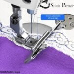 P952 gathering foot with screw adjustment mechanism