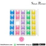 25-slot bobbin storage organizer for sewing accessories