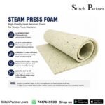 Rebonded sponge sheet for steam pressing table