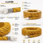 silicone steam hose pipe industrial front view