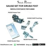 Siruba F007 5.6mm needle gauge set for 3-needle flatbed interlock machine