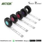 Compact AKTION measuring tape for garment fitting and body measurements