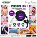 AKTION dual-sided tailoring tape with inch and centimetre markings