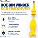 Bobbin Winder Screwdriver for Sewing Machine Repair – adjustment tool