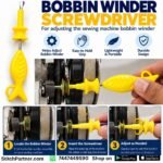 Bobbin winder screwdriver for sewing machine maintenance