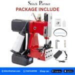 Cordless bag closer machine for jute and burlap bags